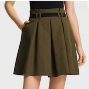 Miss Wu Military Green Skirt with Jason Wu Belt